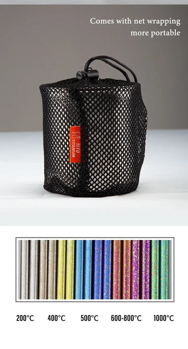 TiTo Ultralight Titanium Cup with Stretching Handle – detail 7