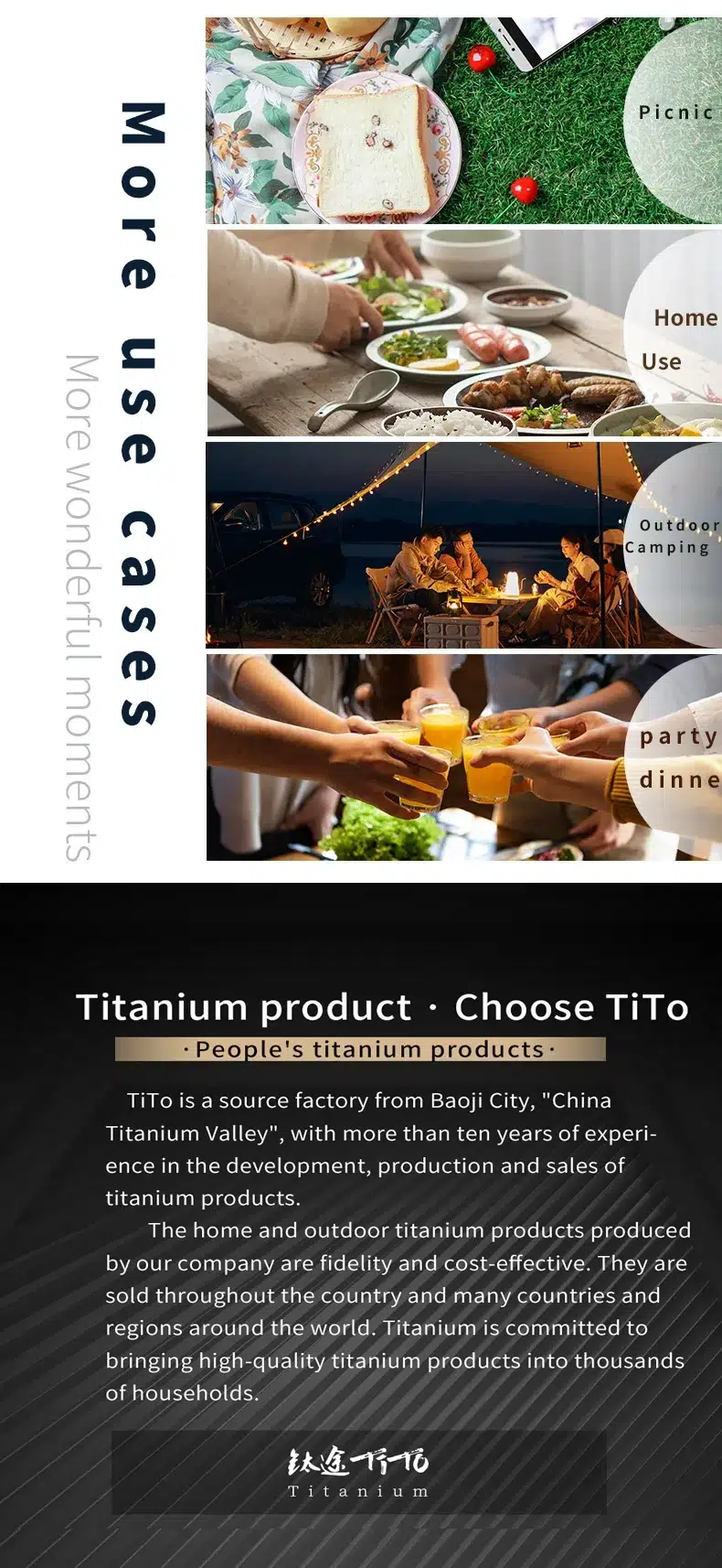 TiTo Titanium Soup Spoon with Cloth Bag – detail 9