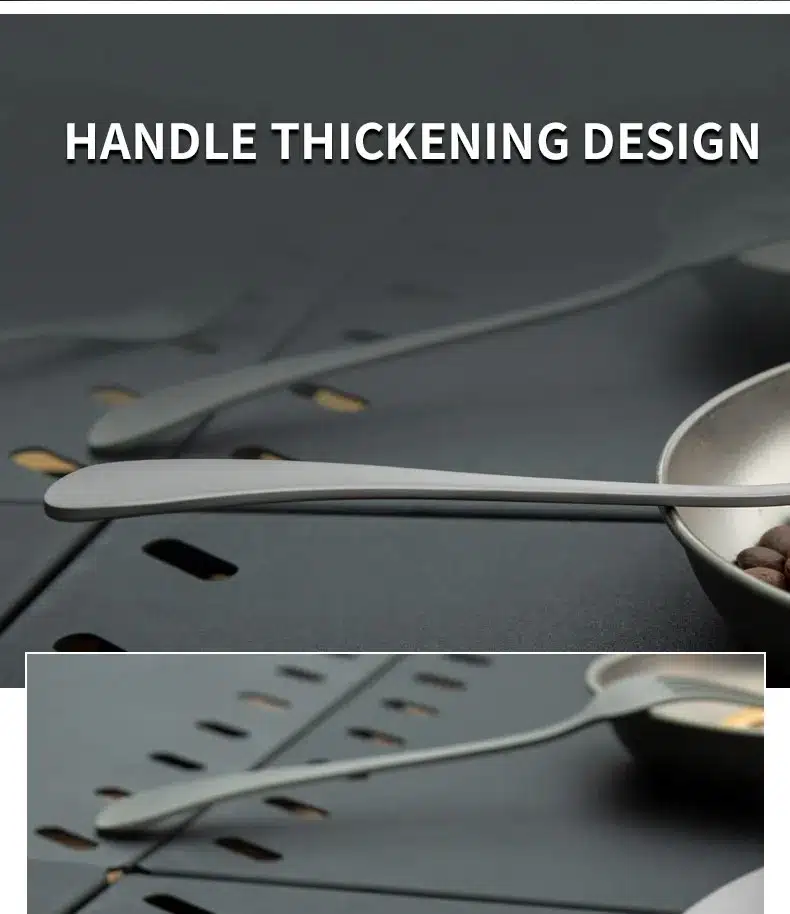 TiTo Titanium Ultra-Light Cutlery Set with Elegant Handles – detail 9