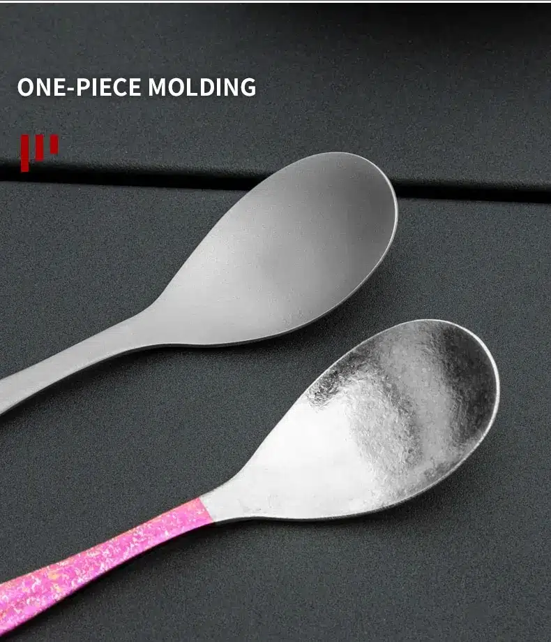 TiTo Titanium Ultra-Light Cutlery Set with Elegant Handles – detail 8