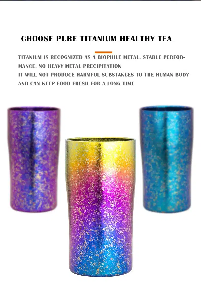 300ml Double Wall Titanium Rainbow Mug – detail 7