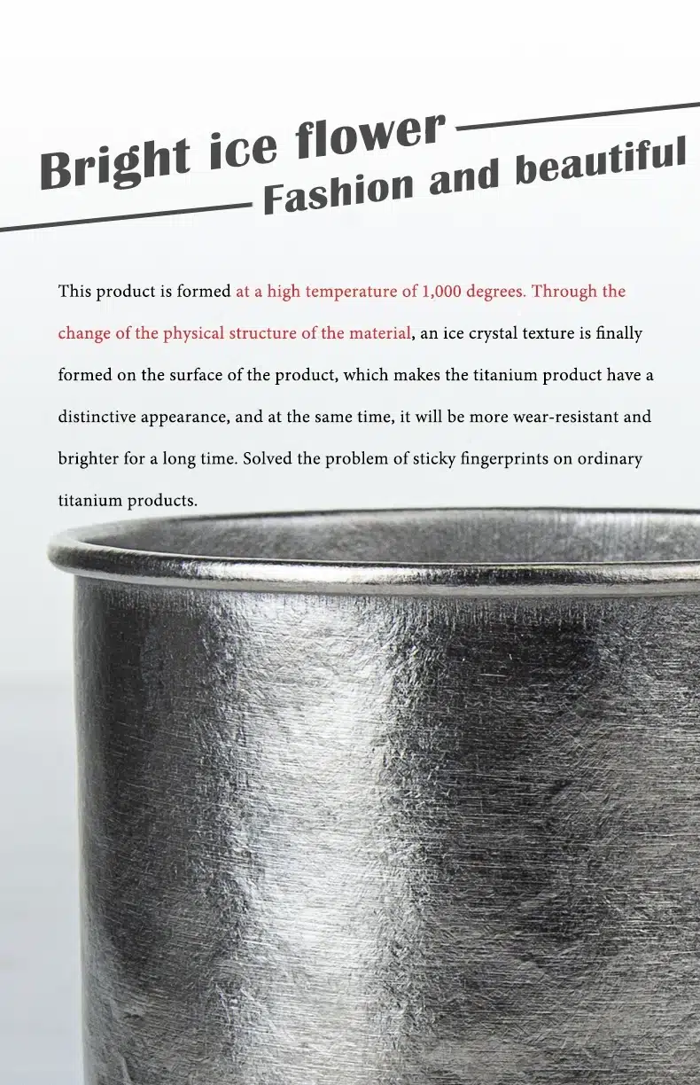 TiTo Ultralight Titanium Cup with Stretching Handle – detail 3